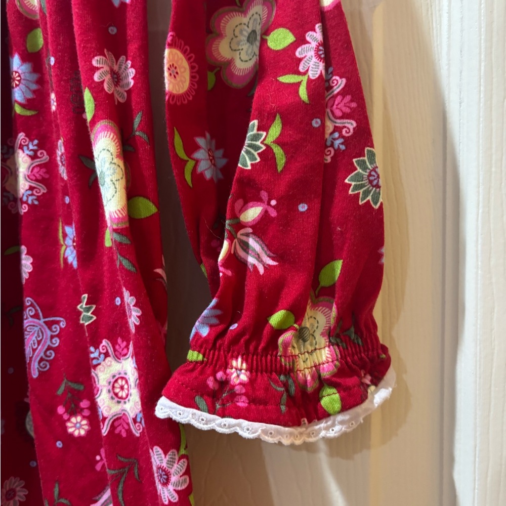 Hanna Andersson Red Floral Dress - Picture 3 of 6